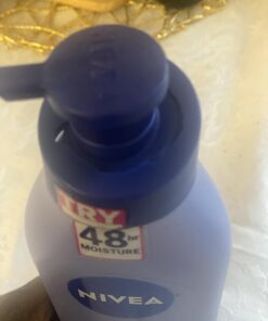 NIVEA Shea Nourish Body Lotion, Dry Skin Lotion with Shea Butter, 16.9 Fl Oz Pump Bottle 16.9 Fl Oz (Pack of 1) 37 61vx5tyXA4L