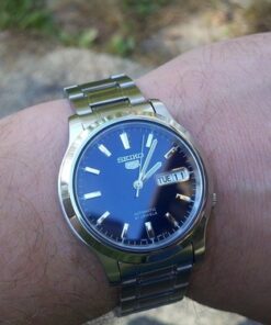 SEIKO 5 Men's SNK793 Automatic Stainless Steel Watch with Blue Dial 41 61vxzlUIIqL