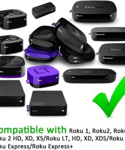 Alternative view of Gvirtue Lost Remote Control Replacement Compatible with Roku 1, Roku 2, Roku 3, Roku 4, (HD, LT, XS, XD), Roku Express. Do NOT Support Roku Stick, Roku Premiere, Roku Ultra, Roku TV or Roku Game