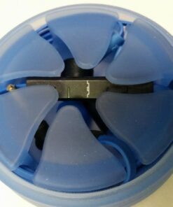 Digital Innovations The Nest – Tangle-Free Earphone / Earbud Case, Durable and Compact Storage System, Blue Original 27 61w mdxGPkL