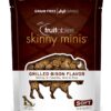 Fruitables Skinny Mini Dog Treats – Healthy Treats for Dogs – Low Calorie Training Treats – Free of Wheat, Corn and Soy – Grilled Bison – 5 Ounces 5 Ounce (Pack of 1) 37 61w nc3b L