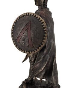 Alternative view of Veronese Designs Spartan King Leonidas with Sword and Shield Bronzed Statue - 10 Inch