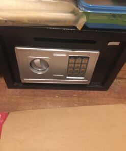 SereneLife Safe Box Front Loading Safe Cash Drop Vault Safe Security Box Cabinet Safe & Money Safe Box Digital Steel Safe Safety Box for Cabinets, Home & Office 13.8 x 9.8 x 9.8 2 Keys 13.8" x 9.8" Deposit Slot 23 61w1wKjNaL