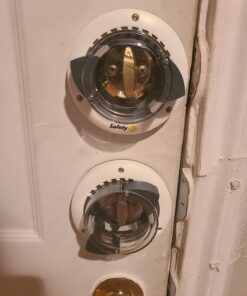 Safety 1st Secure Mount Deadbolt Lock,White 24 61w30inlN6L