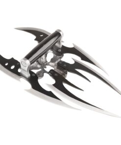 Masters Collection – Fantasy Claw Display Knife – Black and Satin Finish Stainless Steel Blades, Cast Metal Skull, Includes Wood Display Stand, Collectible, Self Defense – MC-2091, 13-Inch 23 61w3C4Ul0EL