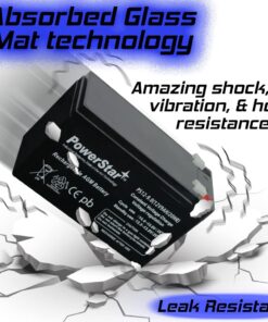 PowerStar-2Pack-2 year Warranty 12V 9AH SLA Battery for Razor e200 / e200s / e225 / e300 / e300s / e325 18 61w3FYrKNL