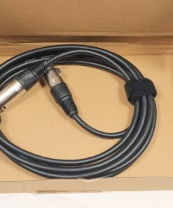 Amazon Basics XLR Microphone Cable for Speaker or PA System, All Copper Conductors, 6MM PVC Jacket, 10 Foot, Black 1-Pack 10 Feet 43 61w3WzQLdhL