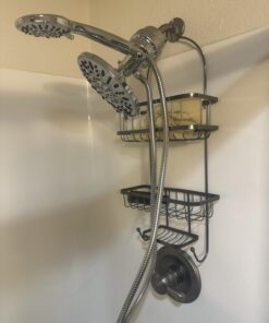 AquaDance 7" Premium High Pressure 3-Way Rainfall Combo for The Best of Both Worlds - Enjoy Luxurious Rain Showerhead and 6-Setting Hand Held Shower Separately or Together - Chrome Finish - 3328 2.5 Gallons Per Minute 31 61w4Jk9iLzL