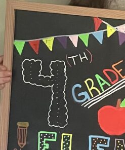 Vaci 10 Multicolored Liquid Chalk Markers | Erasable, Non-Toxic, Water-Based Pens | 6 mm Reversible Tips - Bullet & Chisel | On Chalkboards, Windows, Glass, Mirrors, Blackboards & More | Kids & Adults 10 Markers Set + Drawing Stencils 40 61w4fZbNz1L 1