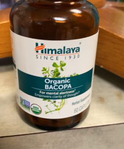 Himalaya Organic Ashwagandha, 60 Day Supply, Herbal Supplement for Stress Relief, Energy Support, Occasional Sleeplessness, USDA Certified Organic, Non-GMO, Vegan, Gluten Free, 670 mg, 60 Caplets 42 61w4isp3neL