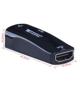 Tendak HDMI to VGA Converter Gold-Plated Active HD 1080P Female to Female Adapte with 3.5mm Audio for Projector HDTV Monitor Laptop PC Xbox STB Blu-ray DVD 14 61w4mgWeIfL