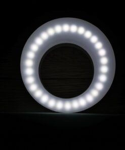 QIAYA Selfie Light Ring Lights LED Circle Light Cell Phone Laptop Camera Photography Video Lighting Clip On Rechargeable 49 61w54ptnzhL
