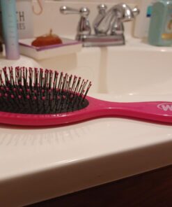Wet Brush Detangling Brush, Original Detangler Brush (Pink) - Wet & Dry Tangle-Free Hair Brush for Women & Men - No Tangle Soft & Flexible Bristles for Straight, Curly, & Thick Hair Pink 1 Count (Pack of 1) 31 61wBrnvN1LL 1
