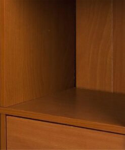 Furinno Pasir 3 Tier Shelf with 3 Door/Round Handle, Steam Beech 23.6(W)x9.4(D)x31.5(H) inches 23 61wEUn4z1WL