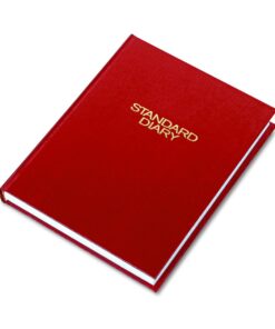 Alternative view of AT-A-GLANCE Diary 2017, Daily, Standard, 7-1/2 x 9-7/16", Red (SD37413)