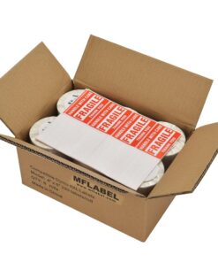 MFLABEL® 6 Rolls Dymo 1744907 Compatible Thermal Shipping Postage Label for 4XL Plus 24pcs Fragile Stickers 9 61wEXGOi0QL