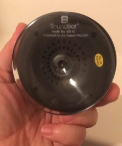 SoundBot SB510 HD Water Resistant Bluetooth Shower Speaker, Handsfree Portable Speakerphone with Built-in Mic, 6hrs of Playtime, Control Buttons and Dedicated Suction Cup for Showers (Black) Black 43 61wErqifUIL