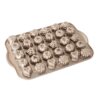 Nordic Ware Bundt Tea Candies Original Cast Aluminium Tin, Non-Stick Cakelet Pan, High Quality Mini Cake Baking Tray Made in The USA, Colour: Toffee, 2.5 Cup Capacity, Metallic 31 61wFZ4qN3vL