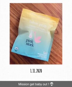 Pink Stork Labor Prep Tea, Organic Red Raspberry Leaf Tea with Chamomile and Rosehip, Caffeine-Free, Pregnancy Must Haves, Labor and Delivery Essentials, Third Trimester Pregnancy Tea - 15 Sachets Sweet Floral 41 61wHnz7weL