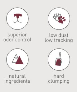 Dr. Elsey's Premium Clumping Cat Litter - Classic - 99.9% Dust-Free, Low Tracking, Hard Clumping, Superior Odor Control, Unscented & Natural Ingredients 18 lb 16 61wHxKcRoS