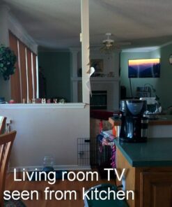 Power Practical LED Lights for TV Backlight - Luminoodle, USB Powered TV LED Light Strip w/ Bias Ambient Lighting for Home Theater - True White - Size (24"-29” TV) Medium (24 in-29 in TV, White) 64 61wIdYkVfOL