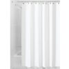 iDesign Solid Fabric Bathroom Shower Curtain - 72" x 72", White Standard 4 61wKuJfi3DL