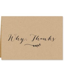 Kraft Thank You Note Card Assortment Pack - Set of 36 Cards - 6 Designs Blank Inside - with Kraft envelopes (53513) Kraft Pack 10 61wLL0pcwPL