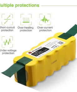 Powerextra 4.0Ah 14.4V Replacement Battery Compatible with Roomba R3 500 600 700 800 900 Series 500 510 531 535 540 550 552 560 570 580 595 620 650 660 700 760 770 780 790 800 870 900 30 61wMjZy3hwL