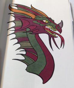 The Book of 100 Dragons: A Fantasy-themed coloring book 46 61wMkt1wuqL