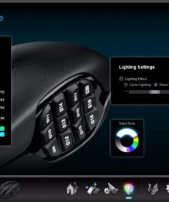 Logitech G600 MMO Gaming Mouse, RGB Backlit, 20 Programmable Buttons, Black 44 61wMzvDScyL