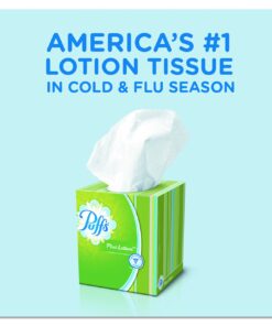 Puffs Plus Lotion Facial Tissues,4 count,pack of 6 Cubes 19 61wOHwXmZ2L