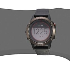 Garmin fēnix 5, Premium and Rugged Multisport GPS Smartwatch, Slate Gray/Black Band, 47 MM Watch Only Slate Gray with Black Band 47mm 38 61wSN7RWYhL