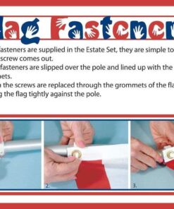 US Flag W/spinning Pole, Nylon 18 61wSS6gp3DL