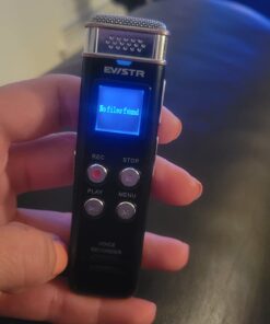 64GB Digital Voice Recorder Voice Activated Recorder with Playback - Upgraded Tape Recorder for Lectures, Meetings, Interviews, Audio Recorder USB Charge, MP3 45 61wSm5ficNL