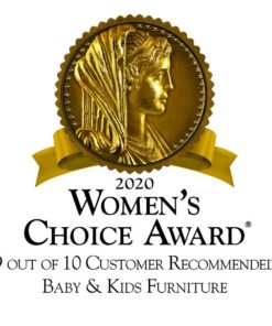 Storkcraft Premium Hoop Glider and Ottoman (Espresso, Beige) – Padded Cushions with Storage Pocket, Smooth Rocking Motion, Easy to Assemble, Solid Hardwood Base Espresso W/ Beige Micro 39 61wU7vA9oEL