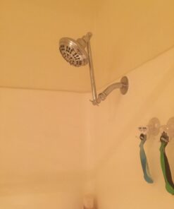 Adjustable Shower Arm Extension 10" Long - Stainless Steel Chrome Finish - The Only Arm Designed With a GEAR JOINT That Won't Slip! Our Long Shower Extender Pipe Can Hold A Rainfall Shower Head System 29 61wUw6zLkwL 3