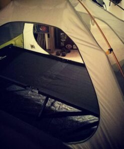 TETON Sports Camping Cot with Patented Pivot Arm - Folding Camping Cot for Car & Tent Camping - Durable Canvas Sleeping Cot - Portable Camping Accessory Adventurer Camp Cot | 75.5" x 25" 40 61wYklHEopL