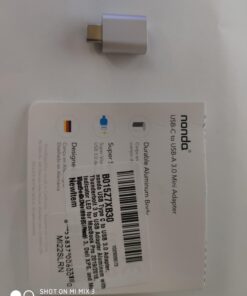 nonda USB C to USB Adapter,USB-C to USB 3.0 Adapter,USB Type-C to USB,Thunderbolt 3 to USB Female Adapter OTG for MacBook Pro2019,MacBook Air 2020,iPad Pro 2020,More Type-C Devices(Silver) Silver mi33sl 40 61wZXnxJraL