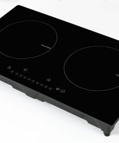 K&H 2 Burner Double Dual 24 Inch Built-in Induction Electric Stove Top Ceramic Cooktop 240V 3100W INDH-3102Hx 9 61wa6s51CvL