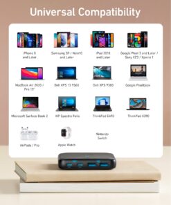 Anker USB C Charger, 543 (65W II), PIQ 3.0 & GaN 4-Port Slim Fast Wall Charger, with Dual USB C Ports (45W Max), for MacBook, Laptops, iPad Pro, iPhone and More 26 61wcZoYTfCL 2