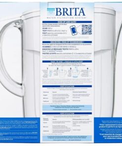 Brita Large 10-Cup Water Filter Pitcher with 1 Standard Filter, Made Without BPA, White (Design May Vary) 10cup Original 35 61wcnP91arL