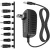 DC 5V 2A 2000mA Power Supply Cord Charger Multi Tips 10W AC Adapter with 8 Selectable Multiple Switching Connectors for TV Box LED Lights Strip Tablets Webcam Camera Speaker Router Transformer ect 43 61wgCo6ao7L