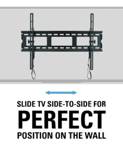 Sanus Universal Low Profile Tilt TV Wall Mount for 37" - 80" LED, LCD & Plasma TVs, Eliminates Glare with 10º of Tilt & Post-Install Adjustments - 3 Step Install - Safety Certified - MLT14-B1 25 61wgGkrP5PL