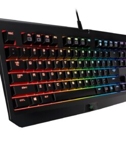 Alternative view of Razer BlackWidow Tournament Edition Chroma, Clicky RGB Mechanical Gaming Keyboard, Compact Layout - Razer Green Switches