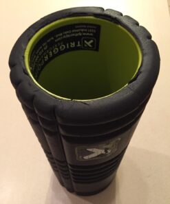 TriggerPoint Grid Patented Multi-Density Foam Massage Roller (Back, Body, Legs) for Exercise, Deep Tissue and Muscle Recovery - Relieves Muscle Pain & Tightness, Improves Mobility & Circulation (13") Black Original (13-Inch) 40 61wif8akmqL