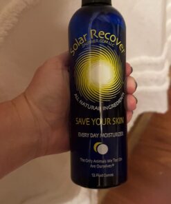 Solar Recover Daily Moisturizing Spray (12 Ounce) - Hydrating Facial & Body Mist for Year Round Dry Skin Relief - 2460 Sprays of Lotion Delivered in Water with Vitamin E, Lavender Oil & Calendula 36 61wk5G FmrL