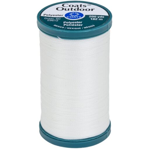 Coats 108552 Outdoor Living Thread 200yd, White