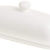Norpro 8370 Butter Dish, one, White 1 30 61wngltn0L