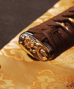 MN Sword Samurai Swords Clay Tempered by 1095 Carbon Steel Folded 15 Times 53 61woti1crEL