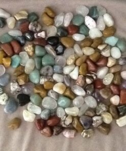 Hypnotic Gems 2 Pounds Brazilian Tumbled Polished Natural Stones Assorted Mix - Medium Size - 1" to 1.5" Avg. #D: Medium 2 Lb Bag 35 61wp5UaJvCL